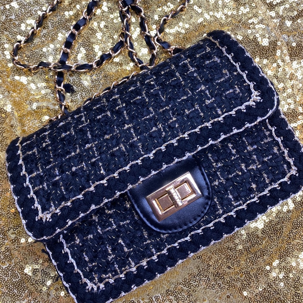 ❌ SOLD ❌Tweed Chain Bag